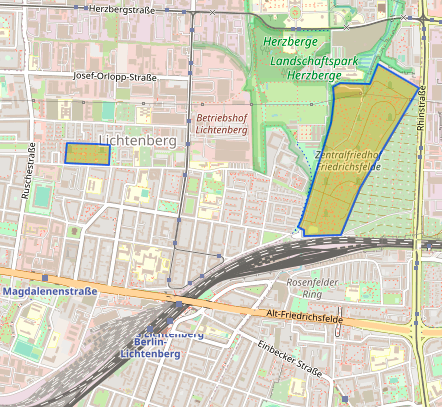 Friedhöfe auf OpenStreetMap als Wassernachfüllpunkte