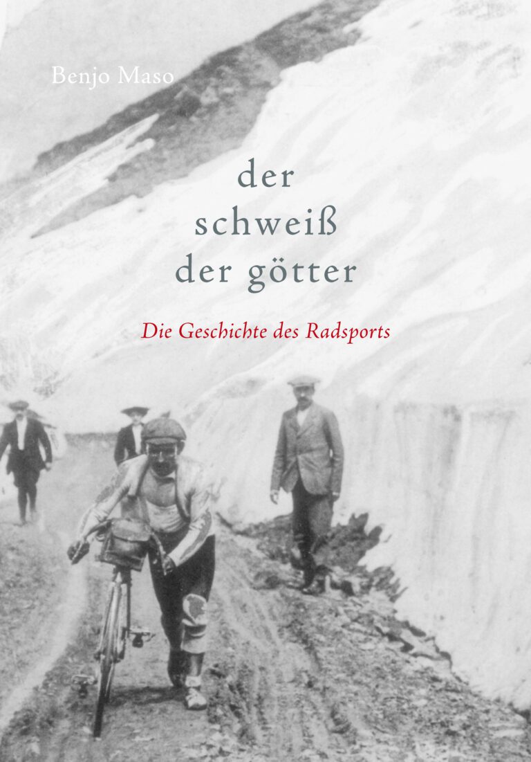 Zwischen Mythos und Markt, zwischen Göttern und Gewerkschaft – Benjo Masos „Der Schweiß der Götter“. Eine Lektüre mit Roland Barthes und Peter Sloterdijk im Peloton